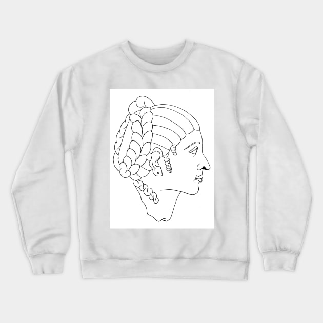 Cleopatra Crewneck Sweatshirt by thehistorygirl